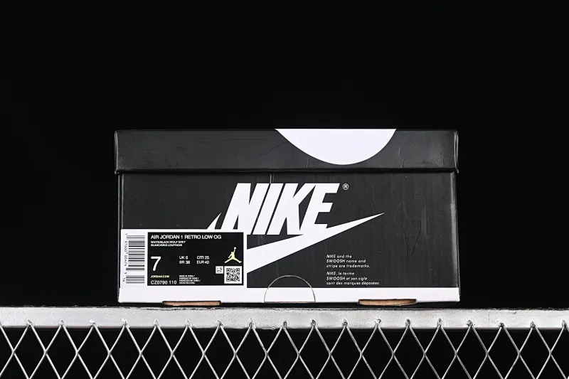 All categories Air Jordan Jordan series basketball shoes Air Jordan 1 Low pure original Air Jordan 1 Low OG AJ1 Joe 1 gray black low-top cultural casual sneakers CZ0790-110